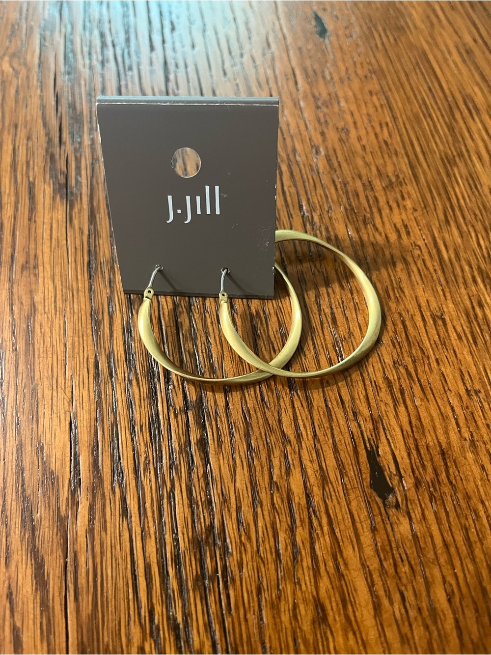 J.Jill Gold Tone Hoop Earrings